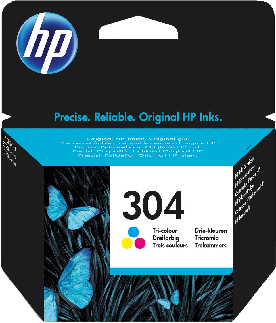 Encre HP DeskJet 2700 - Cartouche HP 304 Couleur