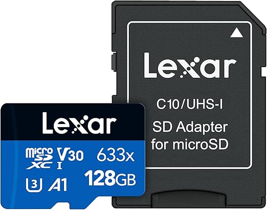 meilleure carte micro SD Lexar - Lexar High-Speed 128 Go